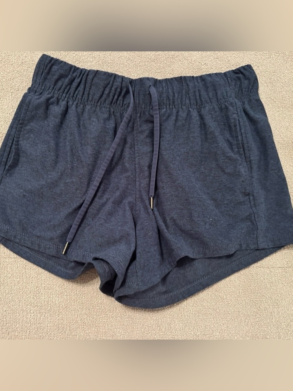 Athletic Works Navy Drawstring Lounge Shorts